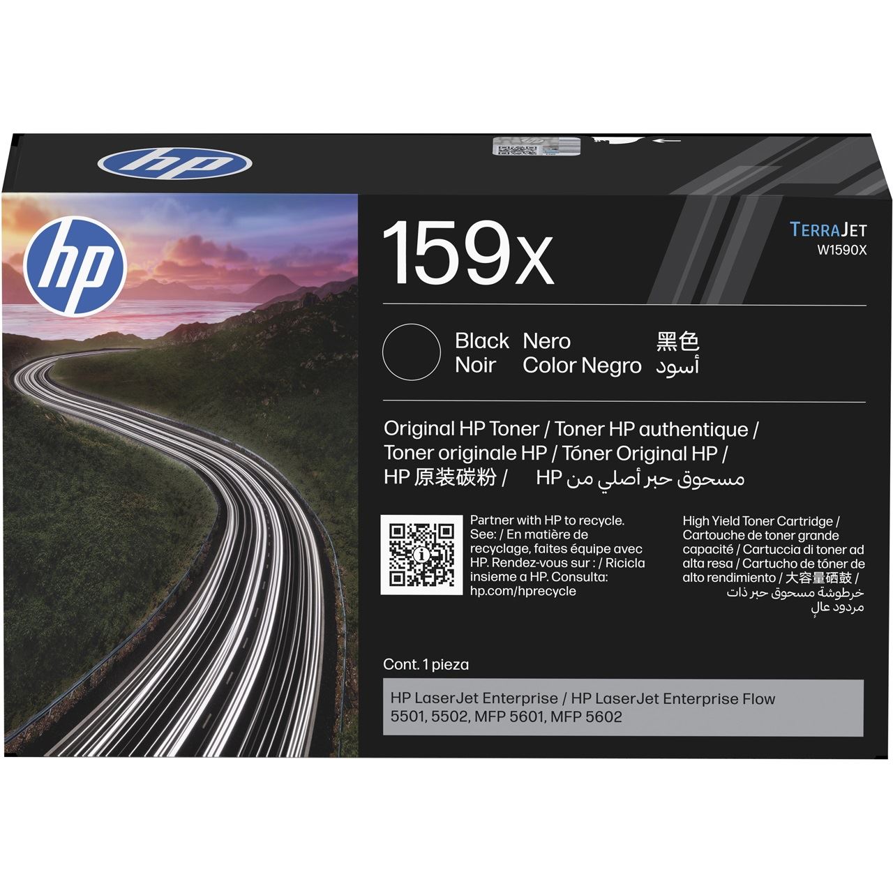 HP 159X (W1590X) schwarz Tonerkartusche