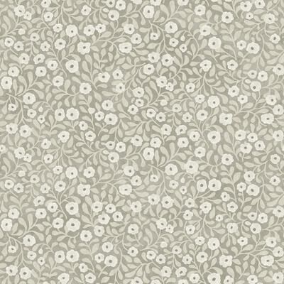 Chesapeake Poppy Trail Grey Floral Wallpaper