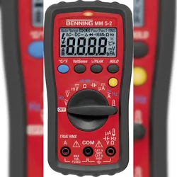 Benning MM 5-2 Hand-Multimeter digital CAT III 600 V, CAT IV 300 V Anzeige (Counts): 6000 044071