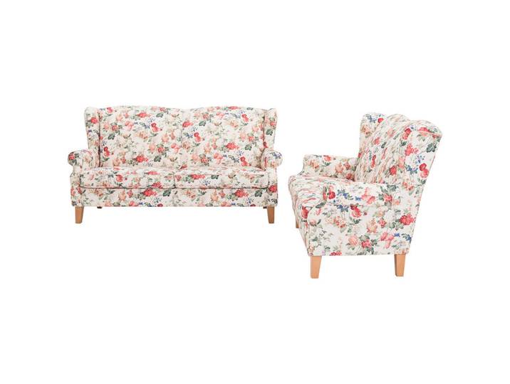 Landscape Sitzgarnitur, Mehrfarbig, Blume, Stoffauswahl, Wohnzimmer, Sofas & Couches, Sitzgarnituren