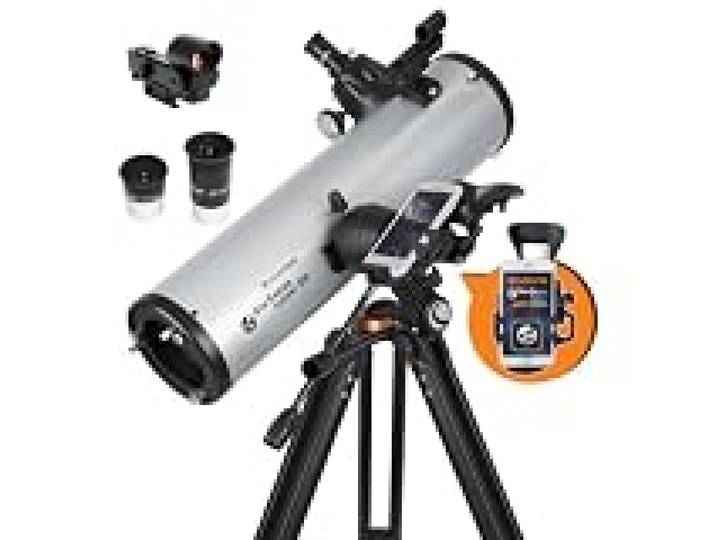 Celestron 22461 StarSense Explore DX 130 Télescope réflecteur newtonien, avec Application pour Smartphone - Compatible iOS/Android