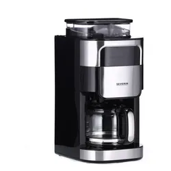 SEVERIN KA4813 Kaffeemaschine silber/schwarz