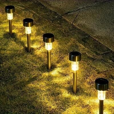 Youfap Market LED Light For Yard, Solar Powered Waterproof Landscape Path Solar Lights Outdoor Garden Lamp rgb multicolor