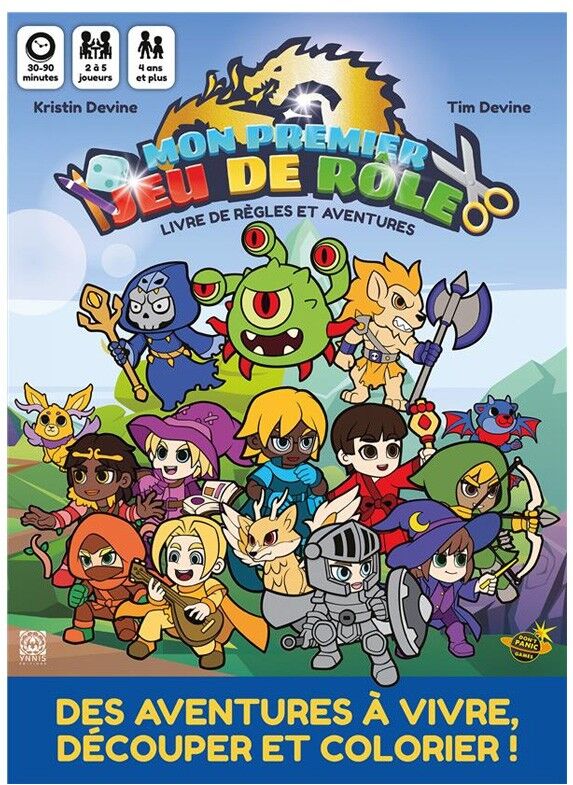 Ynnis éditions Mon Premier Jeu de Role Une Aventure à Colorier - Livre de règles