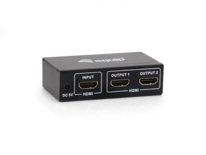 Equip HDMI-splitter 2-poorts video signaalverdeler