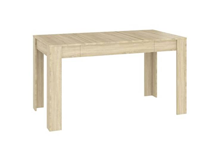 vidaXL Esstisch mit simplen Linien Küchentisch Esszimmertisch Speisetisch Tisch Esszimmer Küche Esszimmermöbel Sonoma-Eiche 140x74,5x76cm Holzwerkstoff