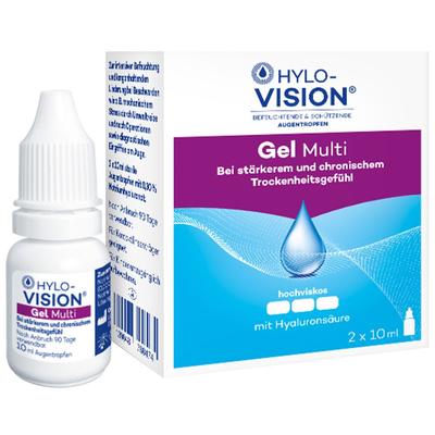 Hylo-Vision Gel multi Augentropfen 2x10 ml