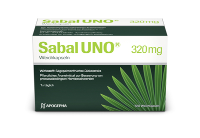 APOGEPHA Arzneimittel GmbH SABALUNO 320 mg Weichkapseln 120 St 00313176