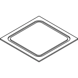 Hansgrohe Abdeckrost RainDrain Spot CS Edelstahl gebürstet 94385000