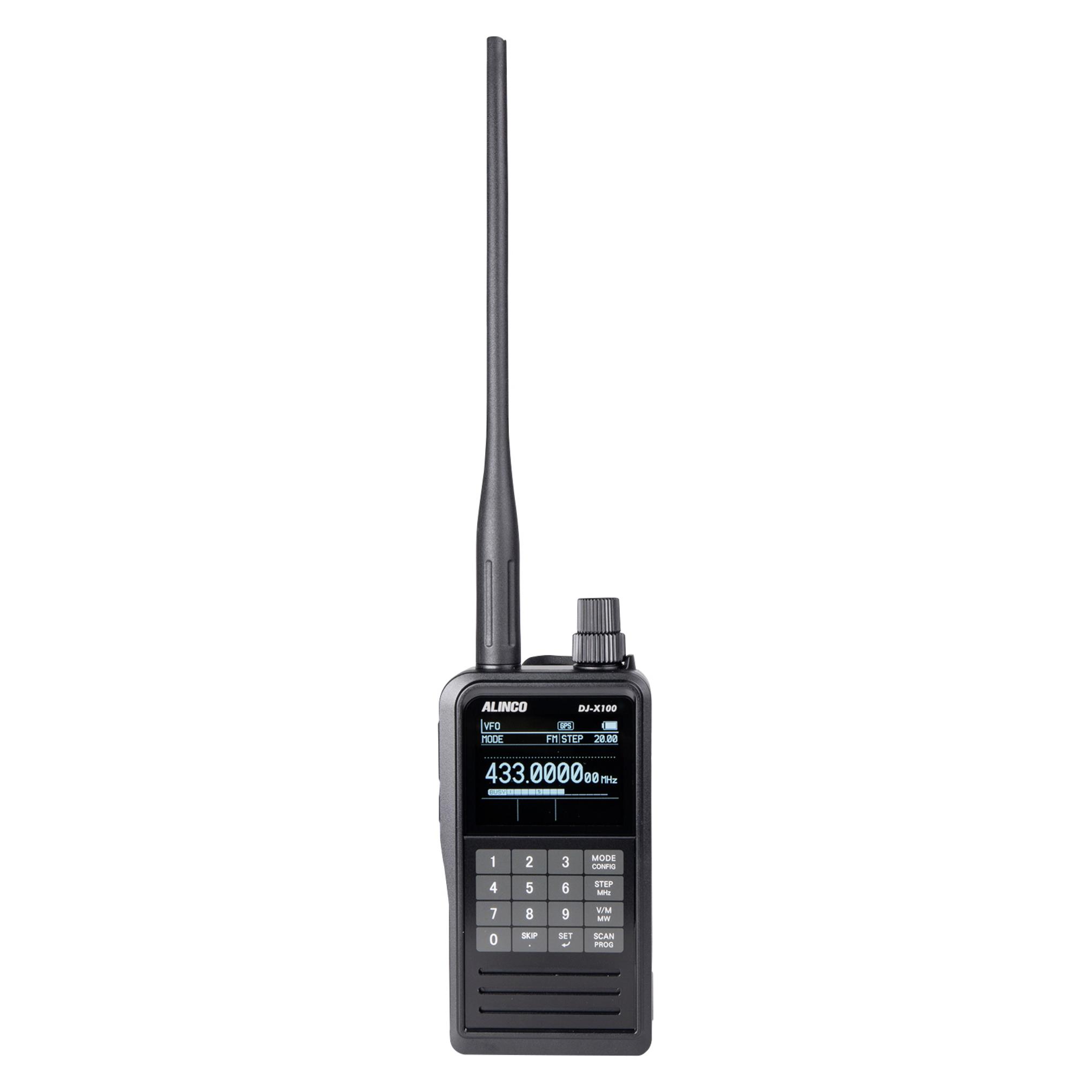 Alinco DJ-X100E - Digitaler Multi-Mode Breitband-Empfänger mit USB-C und GPS (1207)