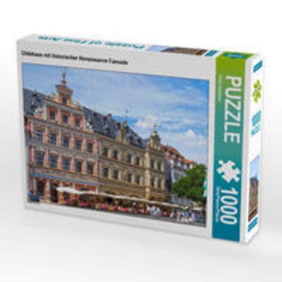 CALVENDO Puzzle Gildehaus mit historischer Renaissance Fassade 1000 Teile Lege-Größe 64 x 48 cm Foto-Puzzle Bild von Prime Selection