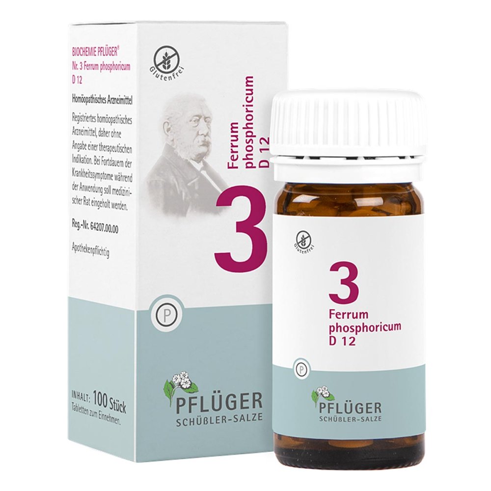 Homöopathisches Laboratorium Alexander Pflüger Gmb Biochemie Pflüger 3 Ferrum phosphoricum D12 Tabletten 06318832