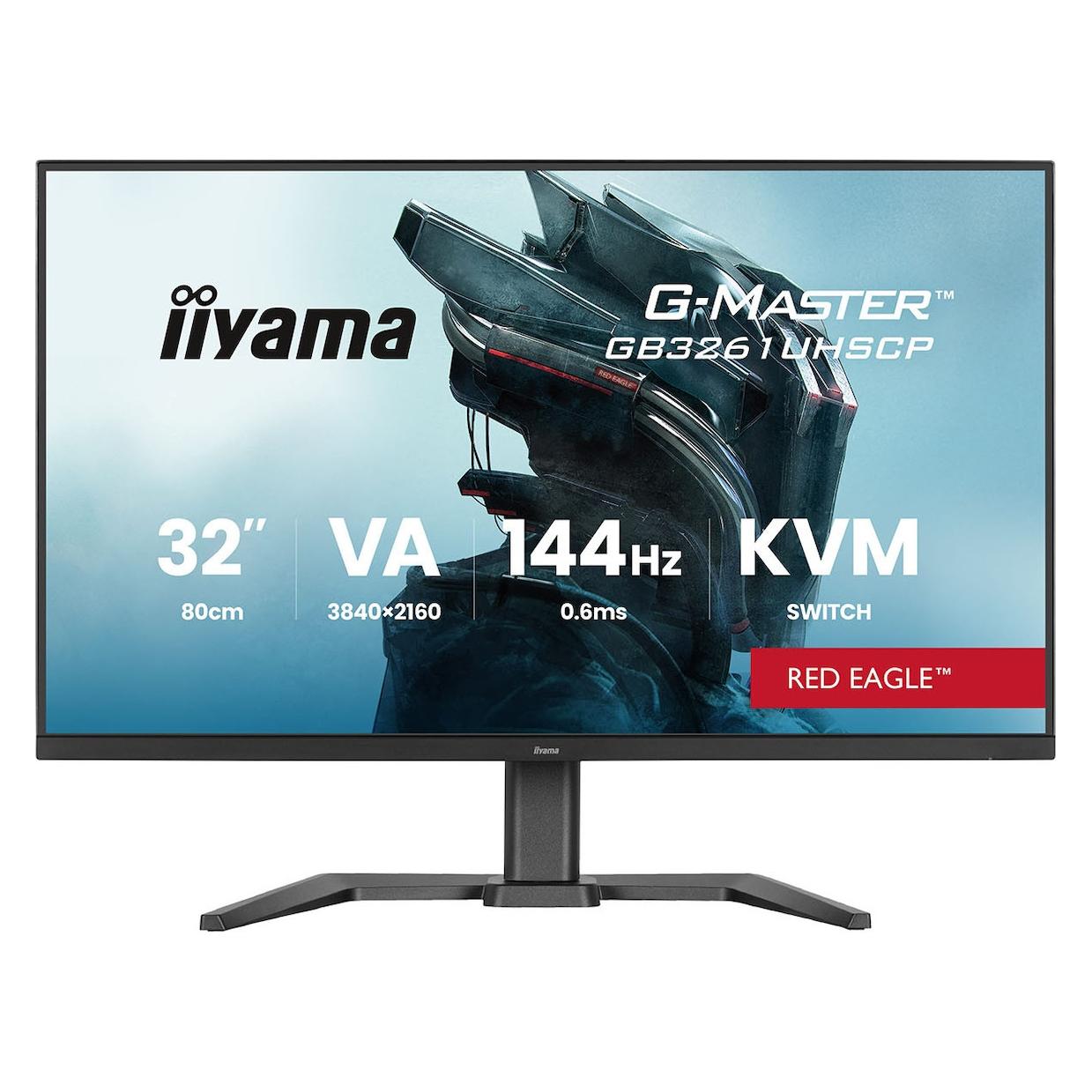 iiyama G-Master GB3261UHSCP-B1 Red Eagle (3840 x 2160 Pixel, 31.50") (GB3261UHSCP-B1)