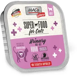 MAC's Cat Vetcare Diätnahrung 100g Schale Katzennassfutter Sparpaket 32 x 100 Gramm Urinary Huhn