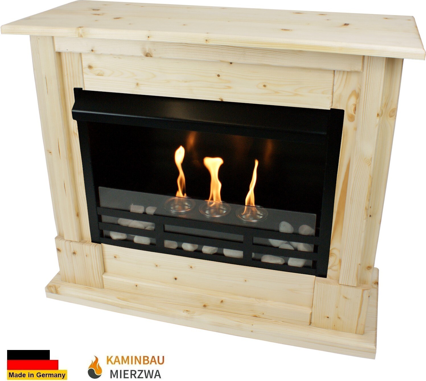 Gelkamin Ethanolkamin Kamin Modell Emily Premium Royal Natur