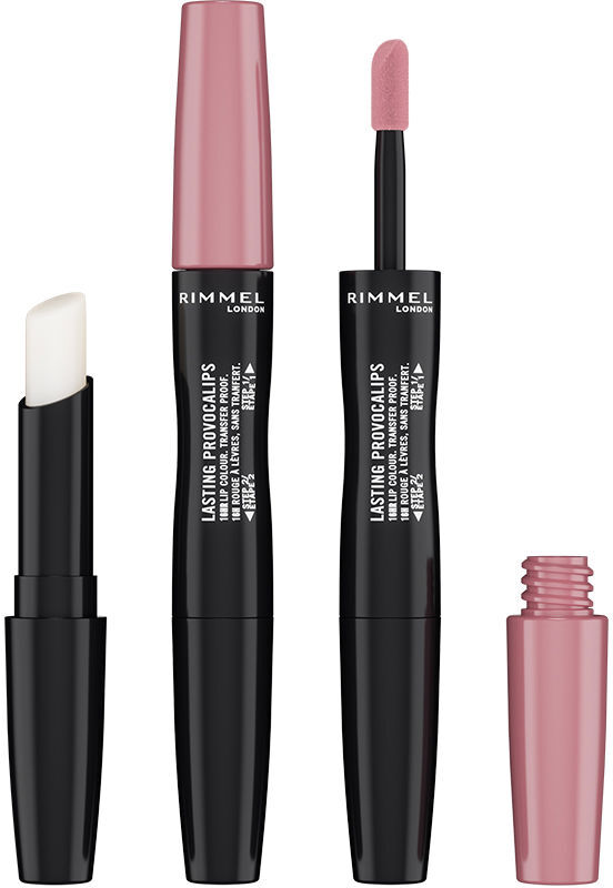 Rimmel London Lasting Provacalips lip colour transfer proof #220-come up roses