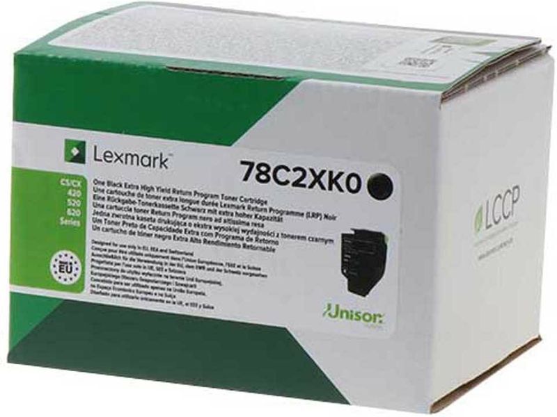 Lexmark 78C2XK0 - Schwarz - Toner - Hohe Kapazität