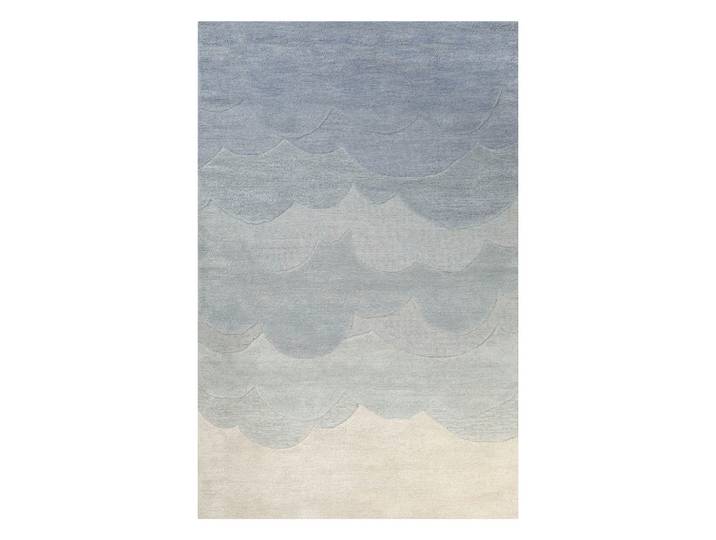 Wecon Home Kinderteppich Mika, Beige, Pastellblau, Graublau, Wolken, rechteckig, 80x150 cm, GoodWeave, für Fußbodenheizung geeignet, in verschiedenen Größen erhältlich, pflegeleicht, strapazierfähig, Teppiche & Böden, Teppiche, Teppich Kinderzimmer