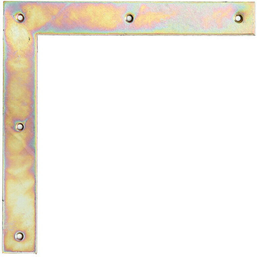 GAH Alberts Holzverb.-Eckwinkel L 300 x H 300mm, ger STA roh gelb galvanisch verzinkt (313098)