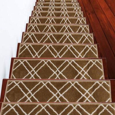 "SUSSEXHOME Vintage Collection Stair Treads Polypropylene 9""x28"""