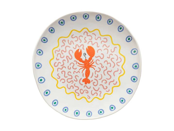 Costa Nova Saladier Summer Bliss Lobster, Ø36 cm