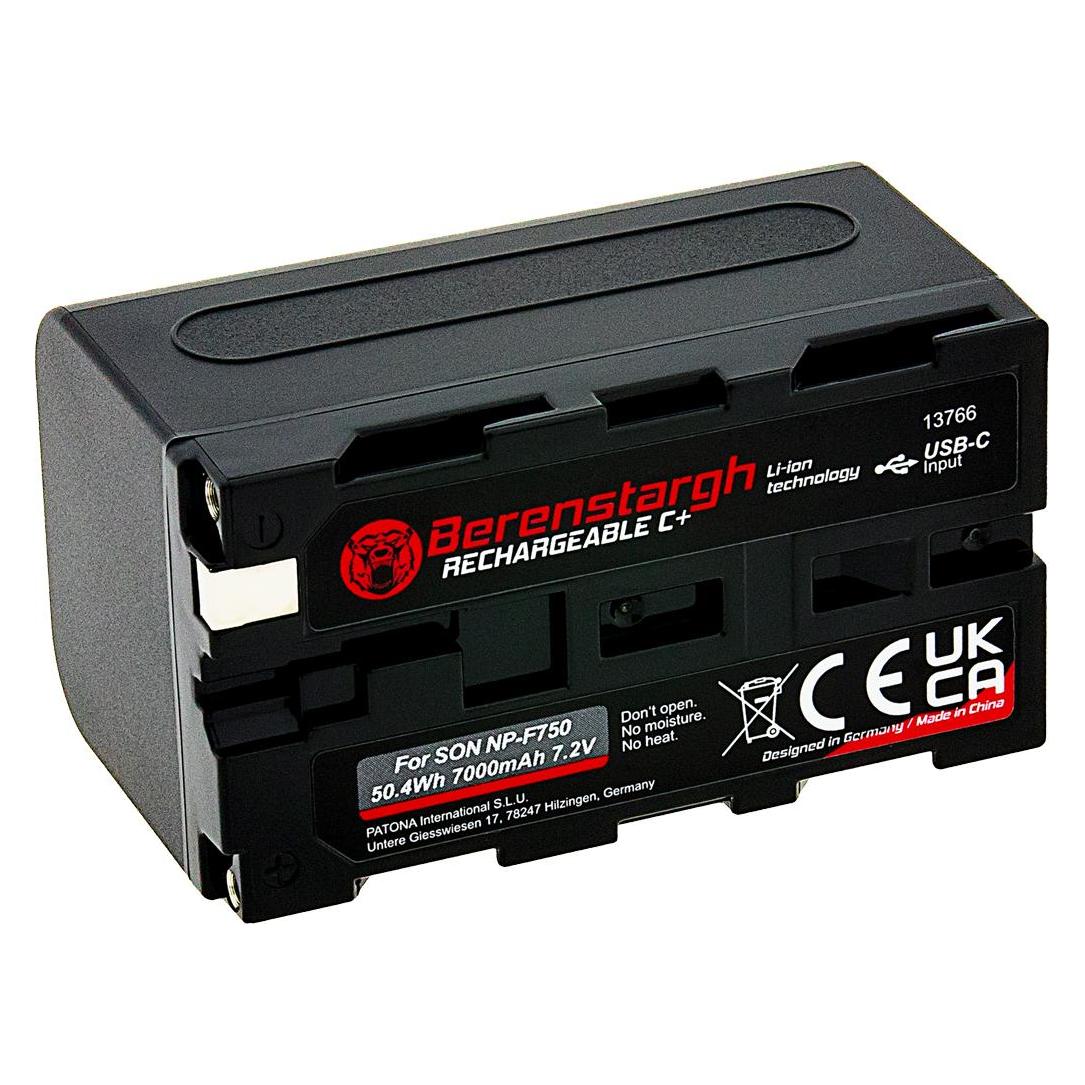 Berenstargh Akku Sony NP-F750 7000mAh USB-C Input (Kamera Akku) (40746042)