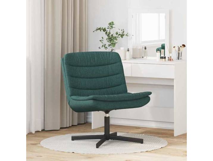 Promotion de Noël  Chaise pivotante de bureau - SARAZYJ - 1 PERSONNE - Vert foncé 63x75x76 cm - tissu FR1300