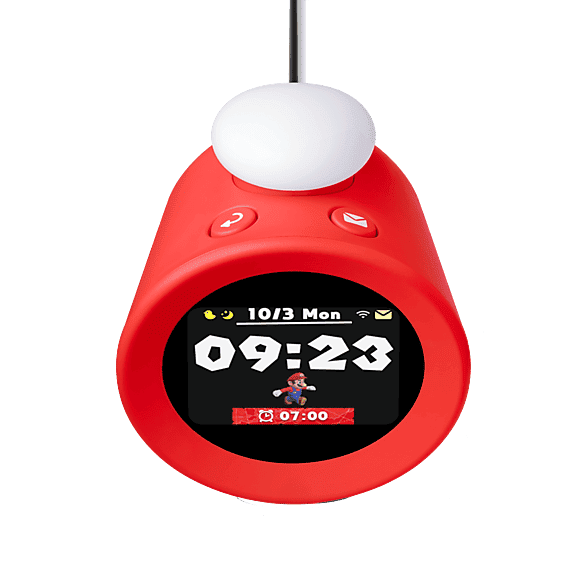 Despertador - Nintendo Sound Clock: Alarmo, 35 alarmas de juegos Nintendo, Interactivo, Detecta movimientos