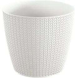 Prosperplast - WHEATY 1L Topf - 12,8x12,8x11,2cm in Weiß farbe