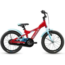 SCOOL 16 Zoll Kinderfahrrad S'COOL XXlite 16-1S, Größe 100–115 cm in Rot Rot