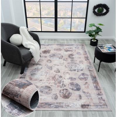Outdoorteppich "Joris, LAGERRÄUMUNG", beige (creme,grau,braun), B:160cm H:10mm L:230cm, Polyester, MYFLAIR MÖBEL & ACCESSOIRES, Teppiche, Outdoorteppich, bedruckt, modernes Design, In- & Outdoor geeignet, waschbar