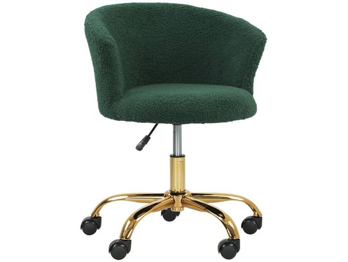 Fauteuil de bureau ergonomique pivotant 360° hauteur réglable rembourrage mousse vert