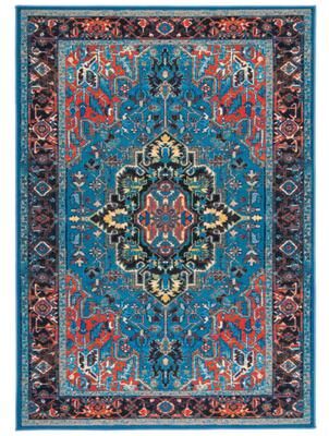 SAFAVIEH Journey Machine Washable Slip Resistant Lupe Oriental Medallion Rug