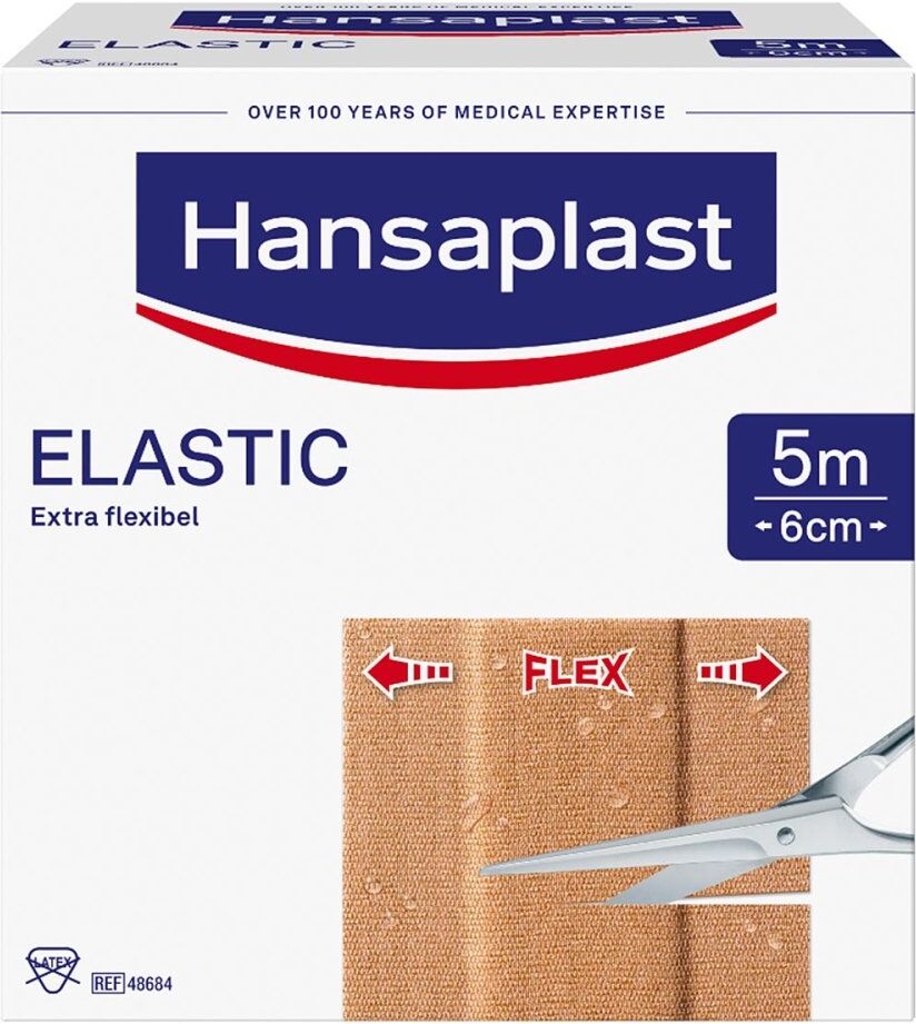 Hansaplast Elastic Pflaster 5mx6cm