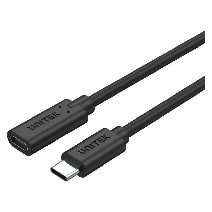 Unitek C14086BK USB Kabel USB 3.2 Gen 2 (3.1 Gen 2) USB C (0.50 m, USB 3.2 Gen 2, 100 W) (C14086BK)