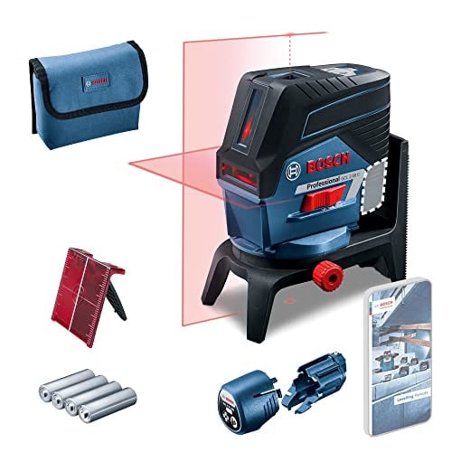 Bosch Professional Combilaser GCL 2-50 C + RM2 Line Laser Bluetooth Battery Versie tot 20m 0601066G00