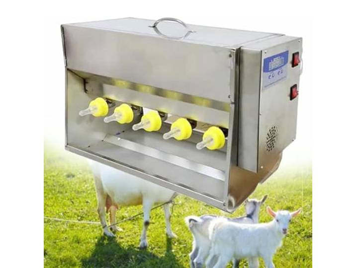 Automatischer Ferkelmilchspender aus Edelstahl (15/20 l) mit Schallloch, Saugergröße 10/14 für Lämmer und Kleinrinder, effiziente Laktationslösung, automatisches Rührgerät zur Fütterung 10Nipples