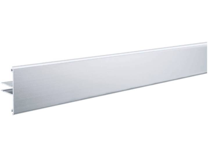 PAULMANN LED-Streifen Duo Profil 1m Alu eloxiert, Aluminium Alu eloxiert, Aluminium , grau (aluminiumfarben), Gesamtlänge 1m, Lichterketten, LED-Streifen