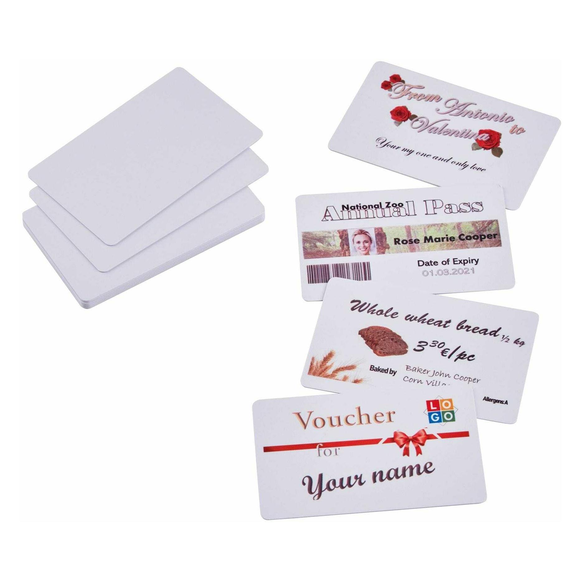 Colop Etiketten PVC Karten 85.5 x 54 mm, 50 Stück (156480)