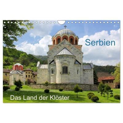 Serbien - Das Land der Klöster (Wandkalender 2027 DIN A4 quer), CALVENDO Monatskalender