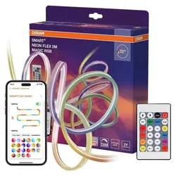 5M OSRAM LED-Streifen Smart+ Wifi Neon Flex Magic RGB Remote Control  Outdoor IP44 mit Fernbedienung