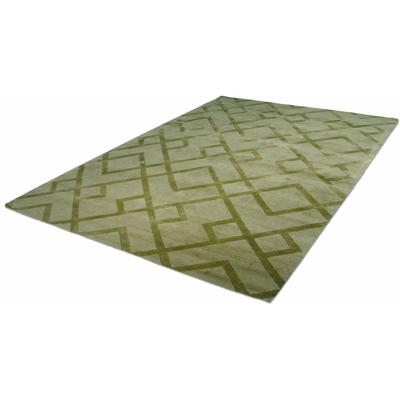 Teppich KAYOOM "Luxury 310" Gr. 2, grau (graugrün), B:80cm H:13mm L:150cm, Viskose, Teppiche, Teppich, Wohnzimmer