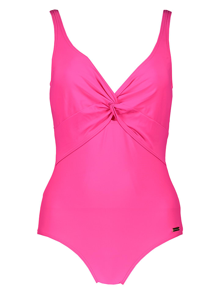 LASCANA Badeanzug in Pink - 42F-Cup