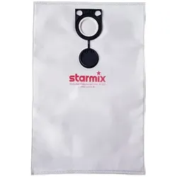 Starmix 411231 Staubsaugerbeutel Vlies FBV 25-35 eckig 5 Stück VLIESfilterbeutel 2-lagig für eckige Behälter