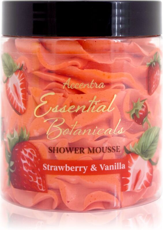Accentra Essential Botanicals Shower Mousse shower foam with aroma Strawberry & Vanilla 200 g
