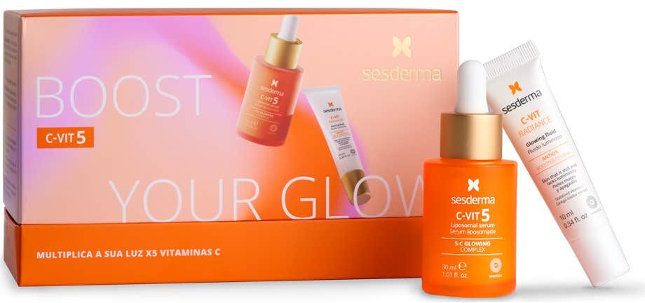 Sesderma C Vit 5 Pack Liposomal Serum + Radiance Glowing Fluid