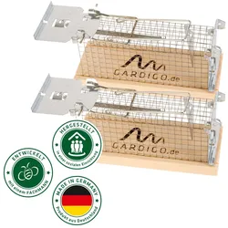 Tevigo Gardigo Lebend-Mausefalle Käfig 2er Set Made in Germany