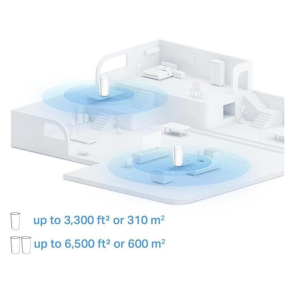 TP-Link DECO XE200(2-PACK) - Mesh Wi-Fi 6E System (2er-Pack) (4804 Mbit/s) (DECO XE200(2-PACK))