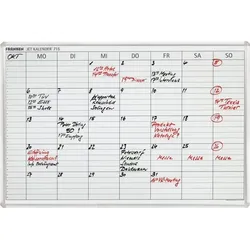 FRANKEN Planungstafel JetKalender, Wochenkalender, 25 Pos.