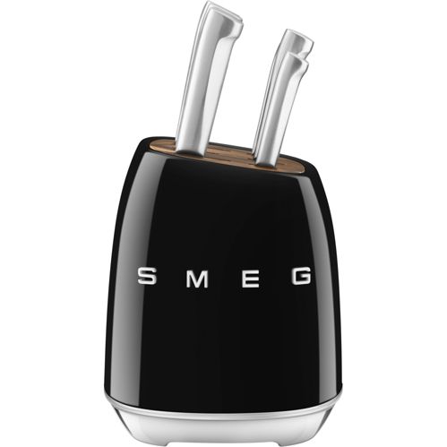 SMEG KBSF02BL Messerblock-Set Schwarz